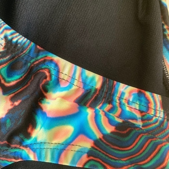 Nike Swim Bikini Bottom XLarge swimsuit Psychedelic Aftershock multi NWT - Picture 7 of 10